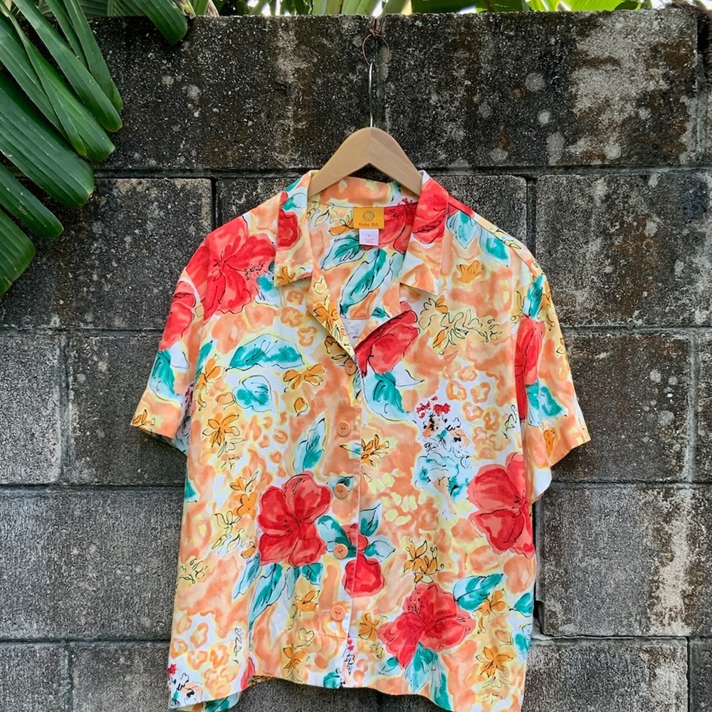 Ruby Rd. - Floral Button-Up
